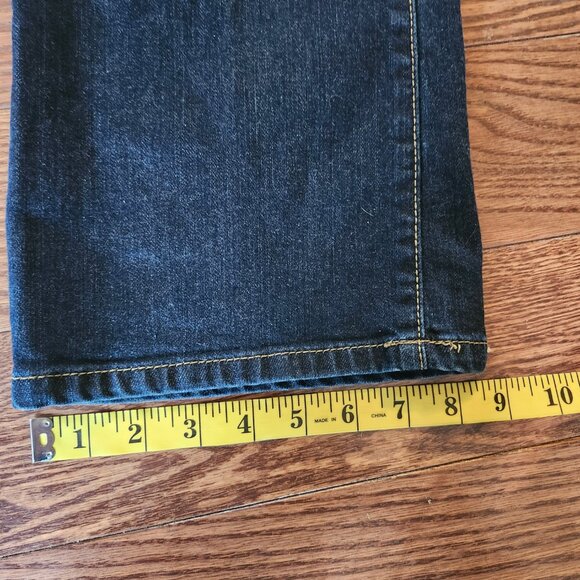 Mossimo Curvy Bootcut Jeans Women’s Size 16 Regula Blue Premium Denim 99% Cotton - Picture 9 of 12